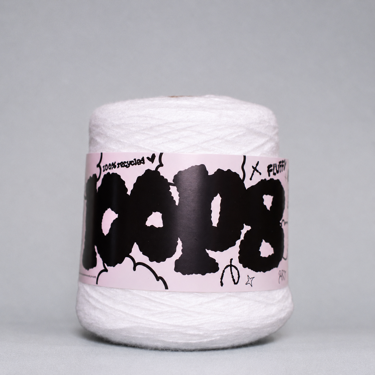 Loop 8 | 002 Milk Tooth | Recycled Super Bulky Tufting Yarn | 600g