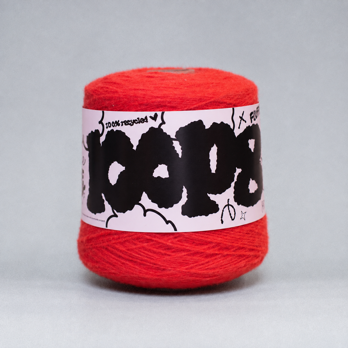 Loop 8 | 003 Nosebleed | Recycled Super Bulky Tufting Yarn | 600g
