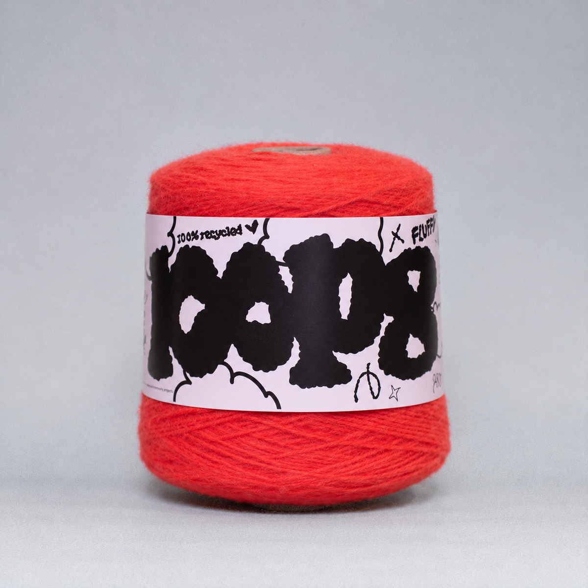 Loop 8 | 004 Bus Stop Ketchup | Recycled Super Bulky Tufting Yarn | 600g