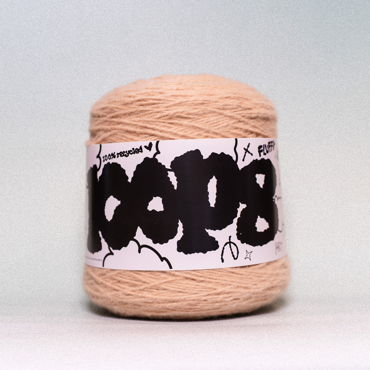 Loop 8 | 013 Tea Biscuit | Recycled Super Bulky Tufting Yarn | 600g
