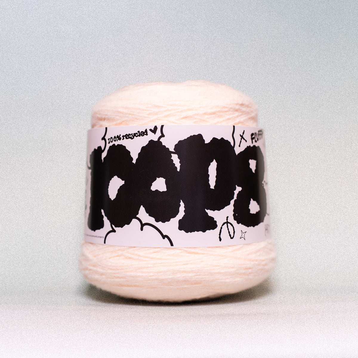Loop 8 | 015 Flour Face | Recycled Super Bulky Tufting Yarn | 600g