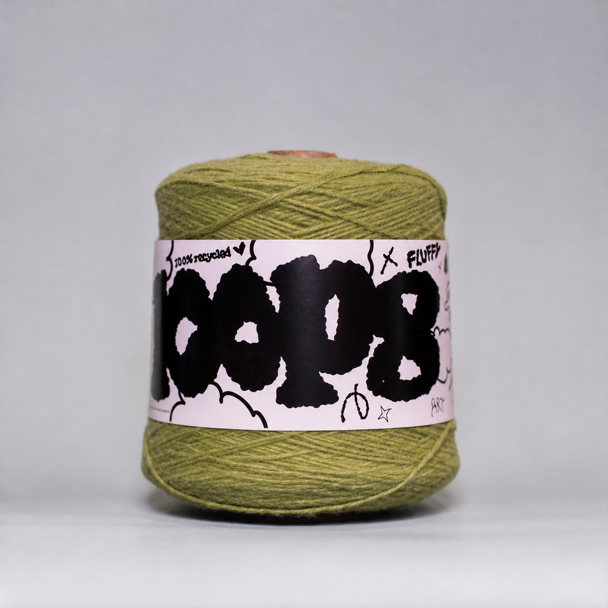 Loop 8 | 048 Dirty Olive | Recycled Super Bulky Tufting Yarn | 600g