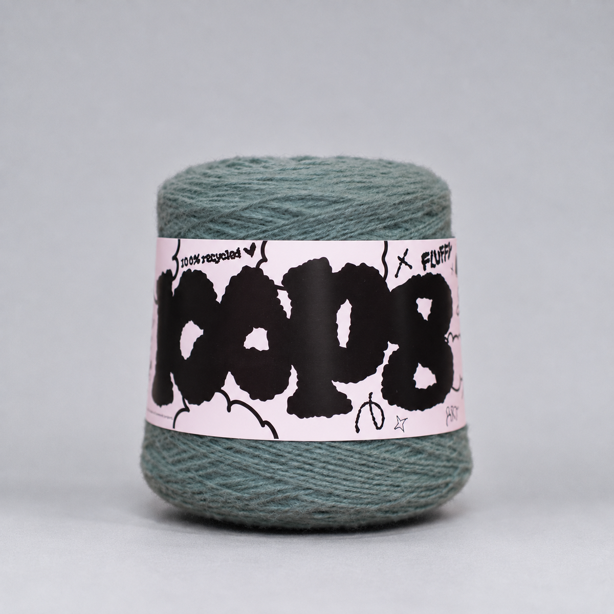 Loop 8 | 061 Gumtree Leaf | Recycled Super Bulky Tufting Yarn | 600g
