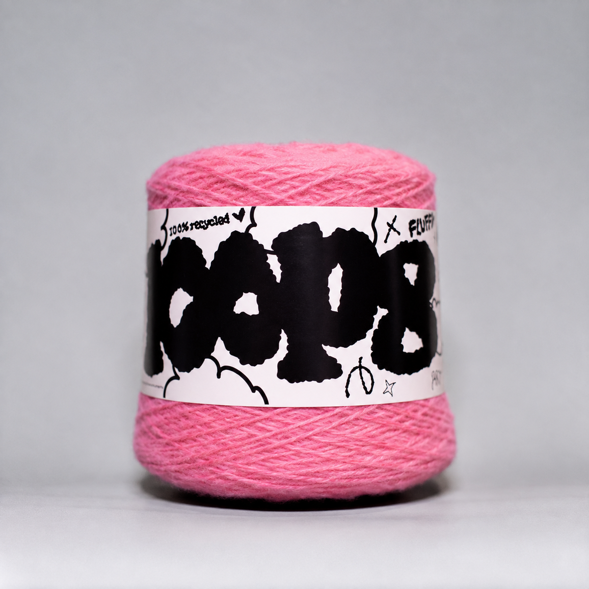 Loop 8 | 077 Bad Bubblegum | Recycled Super Bulky Tufting Yarn | 600g