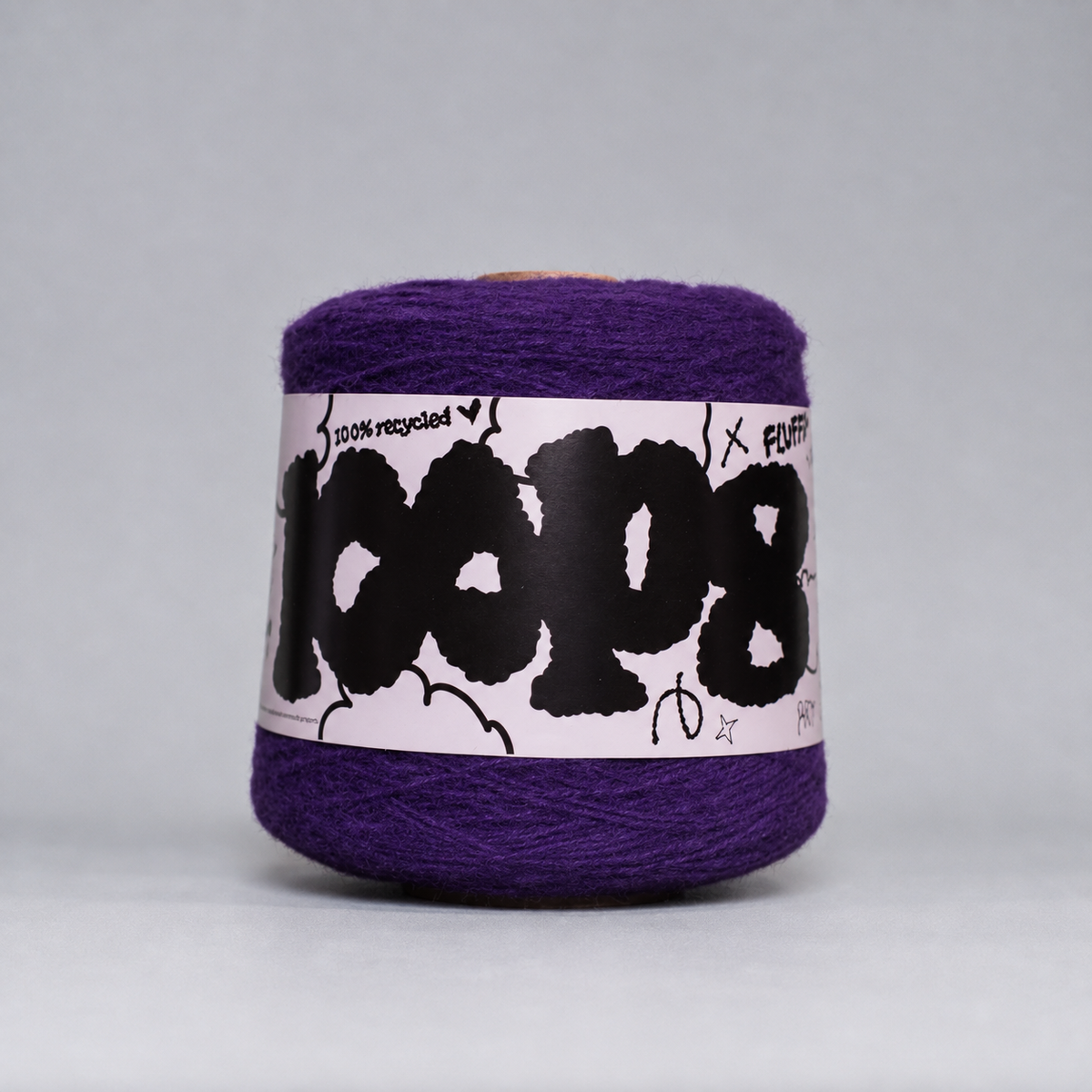 Loop 8 | 080 Grape K.O. | Recycled Super Bulky Tufting Yarn | 600g