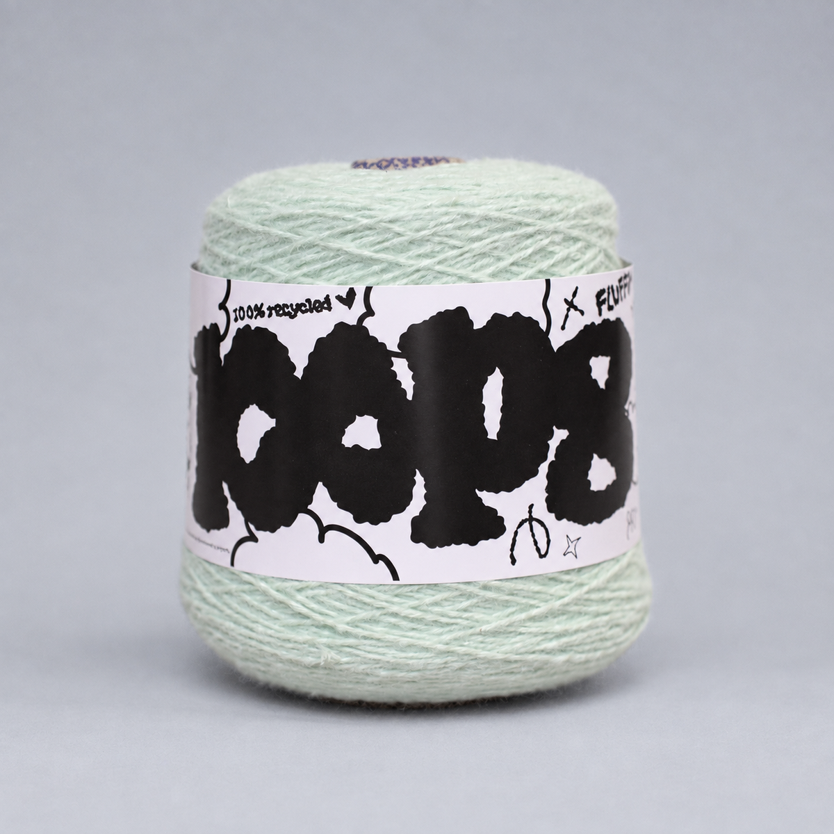 Loop 8 | 082 Cheeky Mint | Recycled Super Bulky Tufting Yarn | 600g