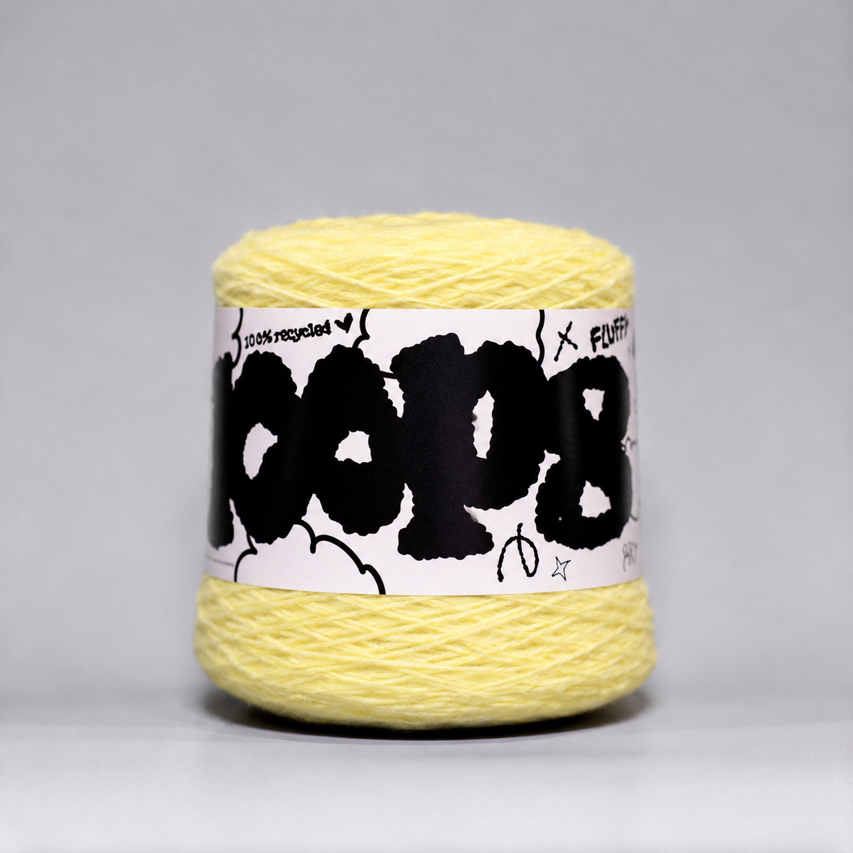 Loop 8 | 092 Sour Lemon | Recycled Super Bulky Tufting Yarn | 600g