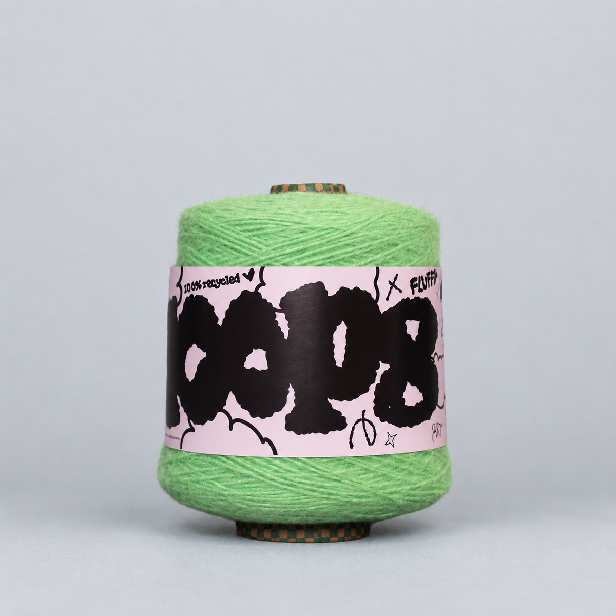 Loop 8 | 093 Pistachio Goo | Recycled Super Bulky Tufting Yarn | 600g