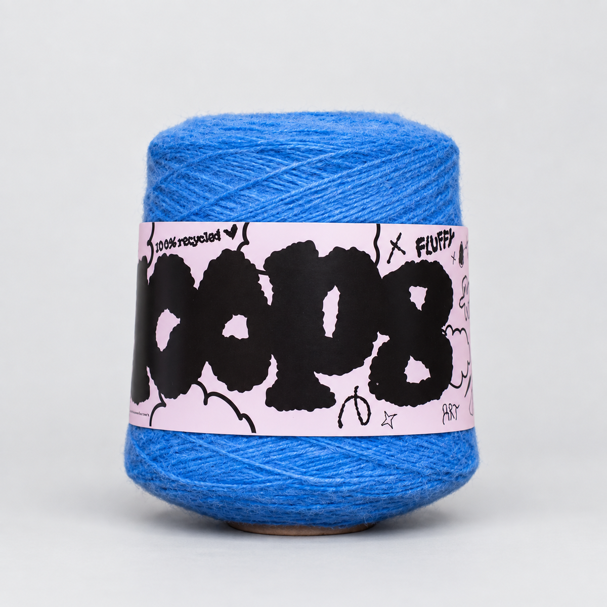 Loop 8 | 125 Postcode Blue | Recycled Super Bulky Tufting Yarn | 600g