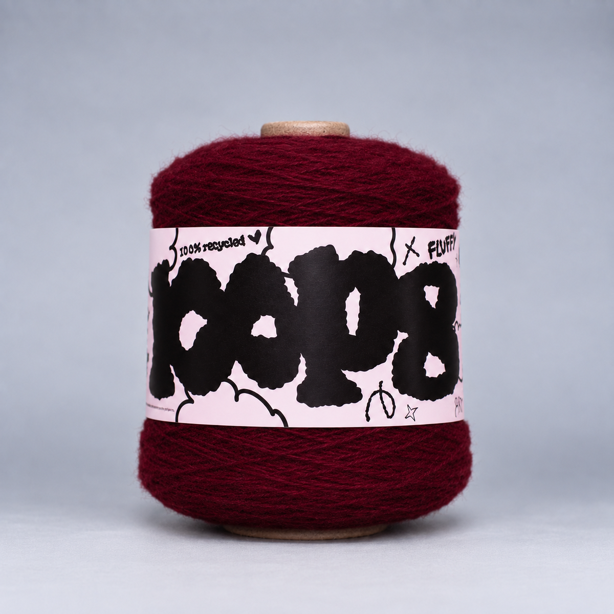Loop 8 | 151 Oxblood Hangover | Recycled Super Bulky Tufting Yarn | 600g
