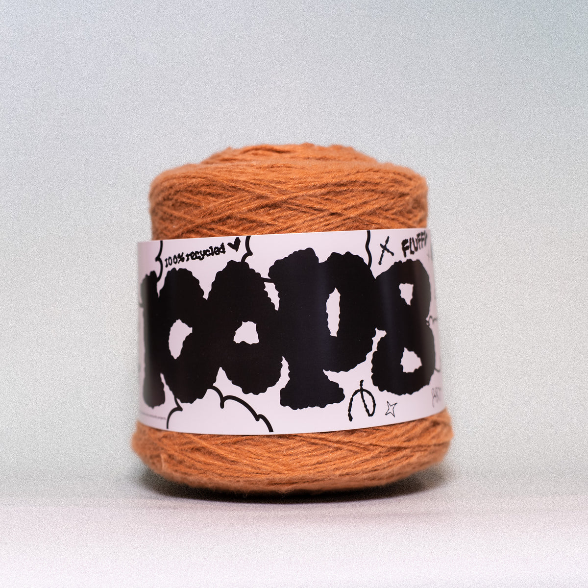 Loop 8 | 209 Toffee Jaw | Recycled Super Bulky Tufting Yarn | 600g