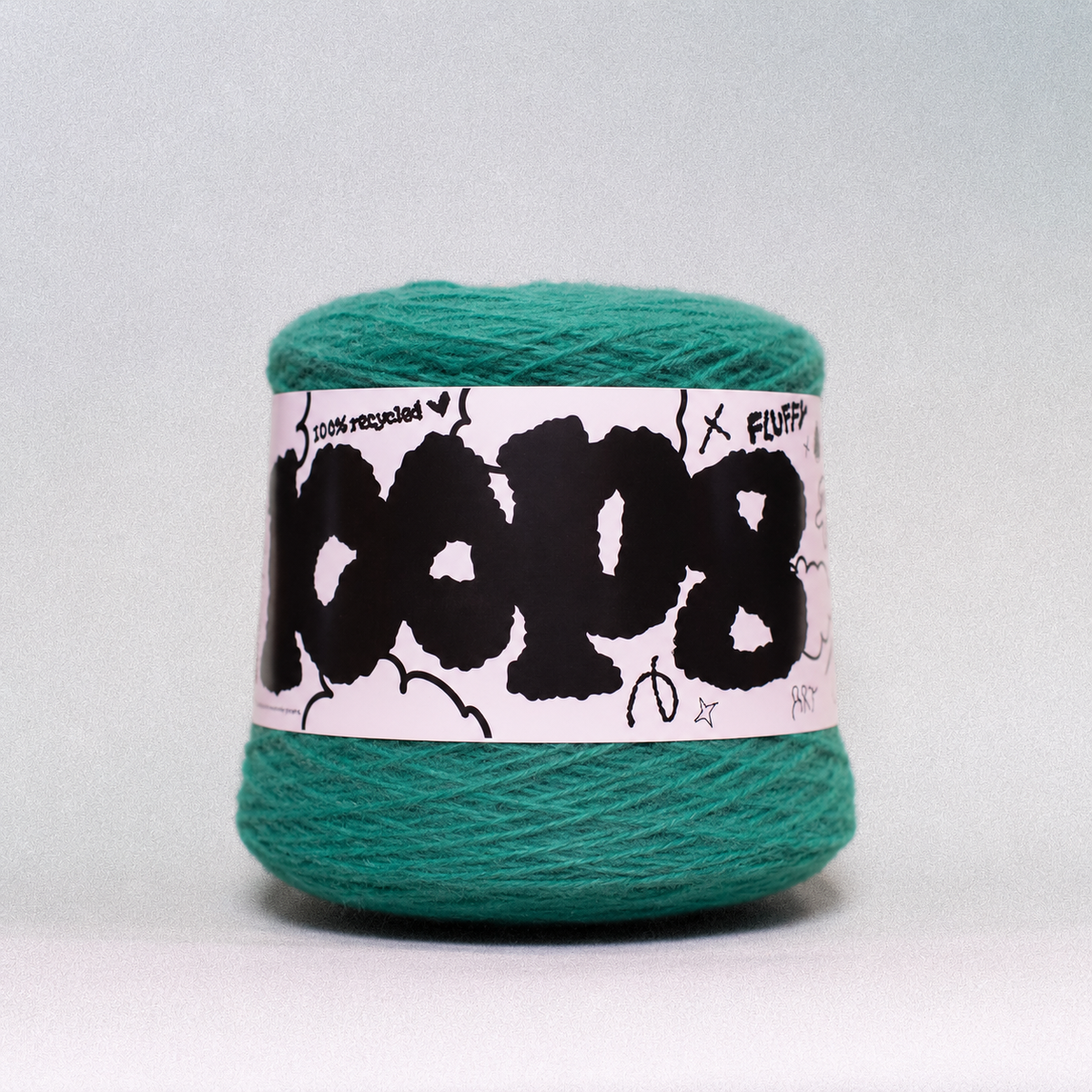 Loop 8 | 232 Spinach Kick | Recycled Super Bulky Tufting Yarn | 600g
