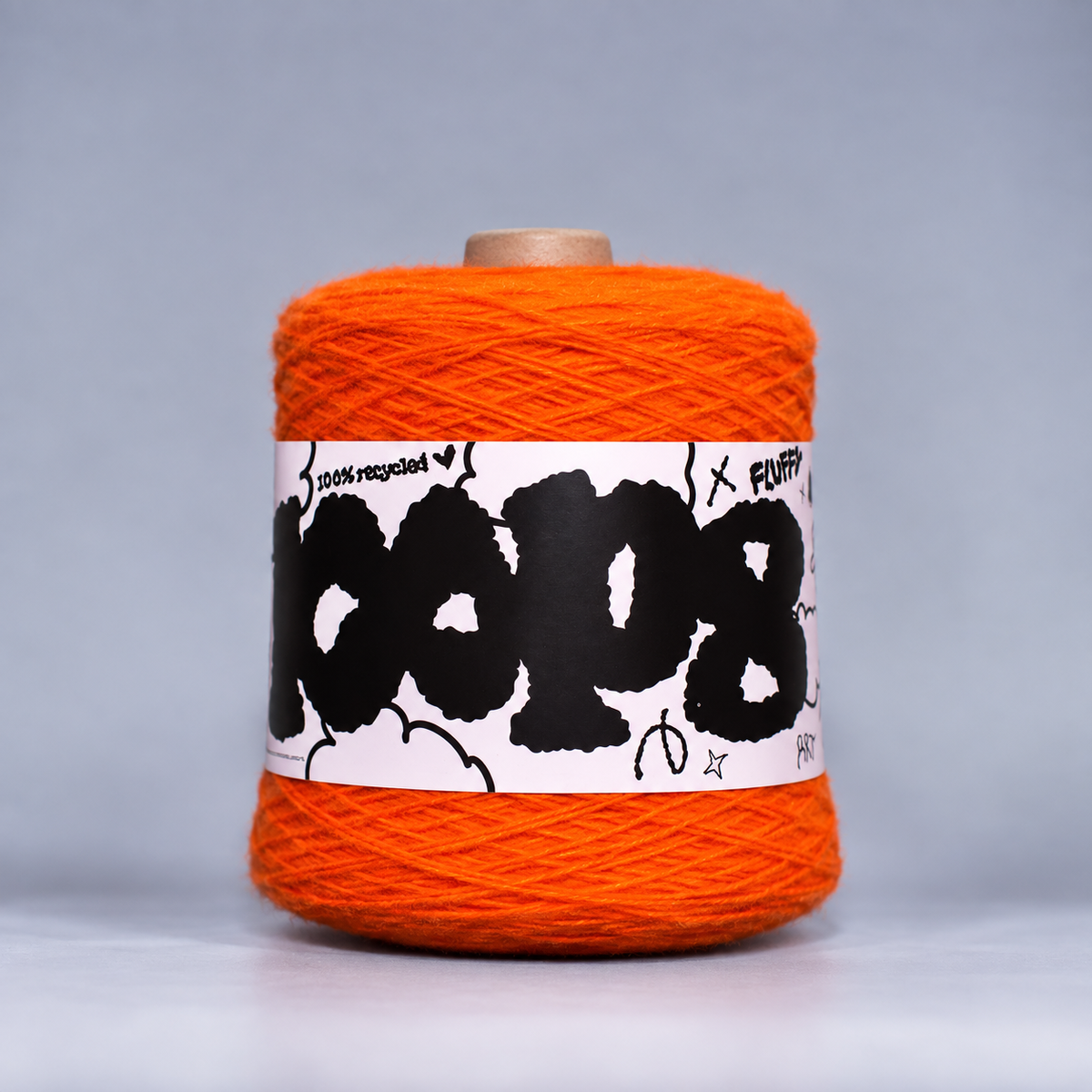 Loop 8 | 247 Pumpkin Panic | Recycled Super Bulky Tufting Yarn | 600g