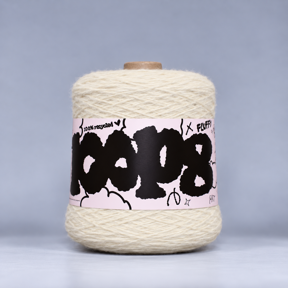 Loop 8 | 250 Oyster Belly | Recycled Super Bulky Tufting Yarn | 600g