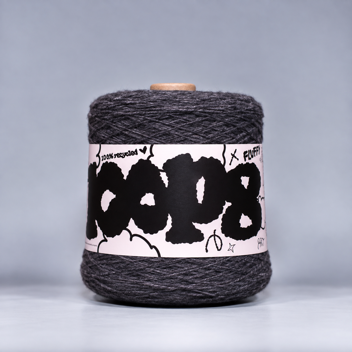 Loop 8 | 281 Tube Metal | Recycled Super Bulky Tufting Yarn | 600g