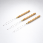 Wood handle tufting threader with wire needle — included in Standard Starter Kit, UK Tufting