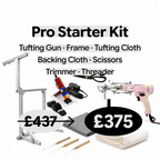 Pro Tufting Starter Kit | Gun, Frame, Trimmer & Full Bundle