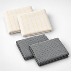 Tufting Refill Pack with two lined tufting cloths and two non-slip backing sheets, from UK Tufting
